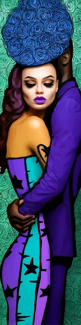 Free dark romance bookmark featuring a man with an invisible or obscured face